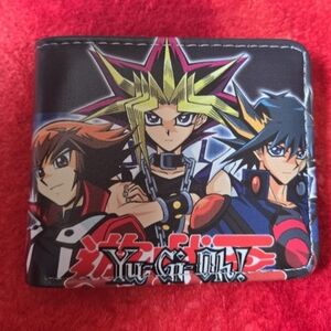 New yugioh anime manga leather wallet